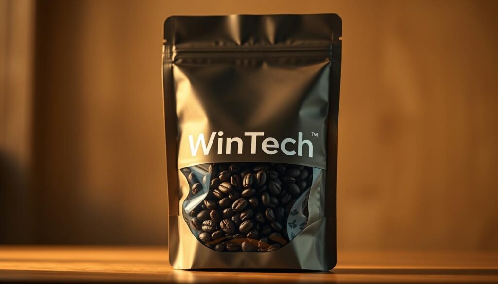 packaging of coffee beans